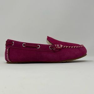 LAND’S END Kids Suede Moc Slippers